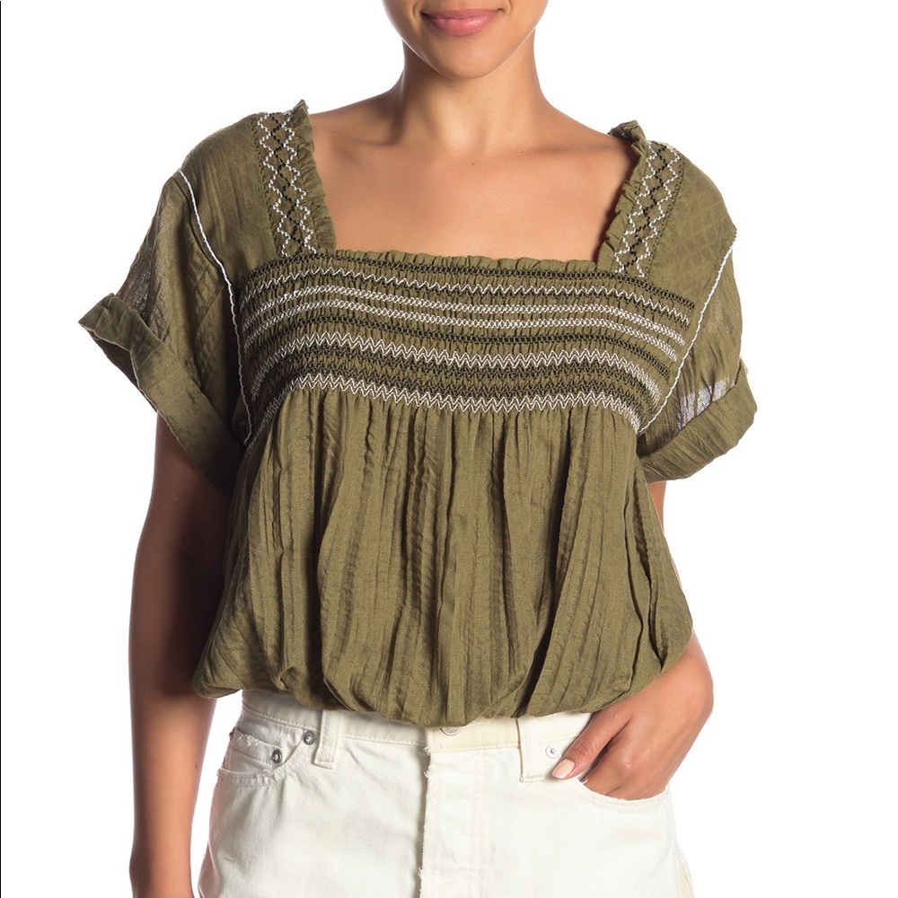 FREE PEOPLE WANDERING SKIES TOP